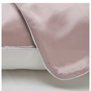 Cheap Soft Satin Silk and Polyester Pillowcase Customizable with Logo Embroidery 